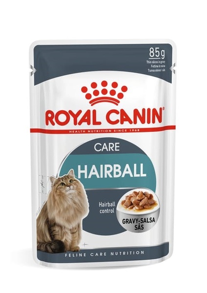 Royal Canin (Роял Канін) Hairball Care Gravy ( шматочки в соусі для дорослих котів віком від 12 місяців ) 85 г.