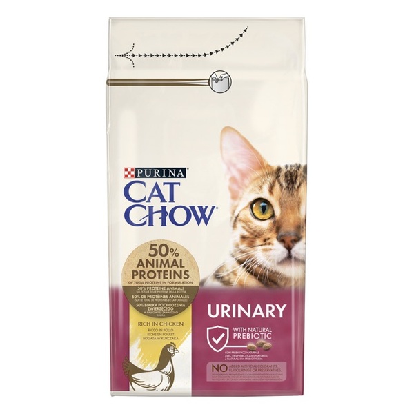 Сухий корм Purina (Пуріна) Cat Chow Urinary для дорослих котів для здоров'я сечовивідної системи 15 кг А03007 фото