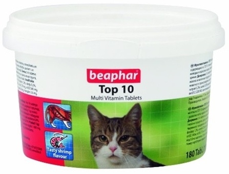 Beaphar (Беафар) Top 10 For Cats (комплекс вітамінів) 6671 фото