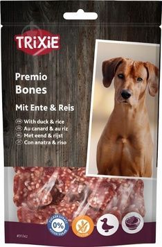Натуральні ласощі для собак &laquo;Качка з рисом Trixie Premio&raquo;, 80 г