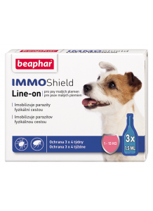 BEAPHAR (Беафар) IMMO Shield протипаразитарні краплі для собак малих порід від 1 до 15 кг А03191 фото