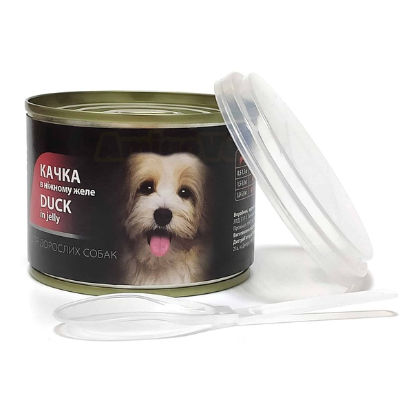 AnimAll вологий корм з качкою для дорослих собак (шматочки в желе) А30751 фото