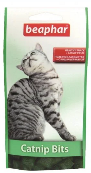 Catnip Bits хрусткі подушечки з котячою м'ятою для котів та кошенят