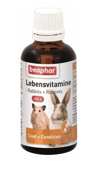 Вітаміни Беафар Lebensvitamine мультивітамін для гризунів 50 мл 6639 фото