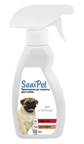 Спрей-притягувач SaniPet PR240563 250мл для собак (для привчання до туалету)
