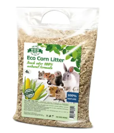 Кукурудзяний наповнювач для гризунів та папуг WOW PETS Eco Corn Litter 4л А25609 фото
