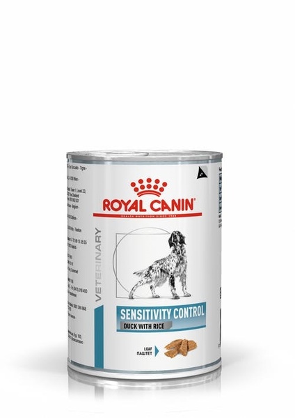Royal Canin (Роял Канін) SENSITIVITY CONTROL Duck and Rice дієта для собак при харчовій алергії або харчовій непереносимості 400г