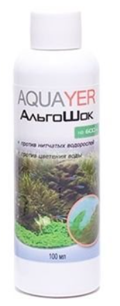 Aquayer АльгоШок Засіб проти зелених нитчастих водоростей та цвітіння води, 100 ml 100 г А02311 фото