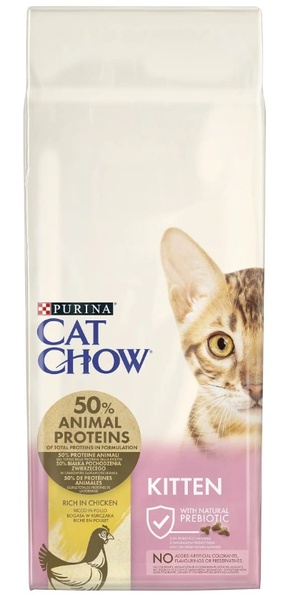 Сухий корм Purina (Пуріна) Cat Chow Kitten для кошенят, 15 кг А03001 фото