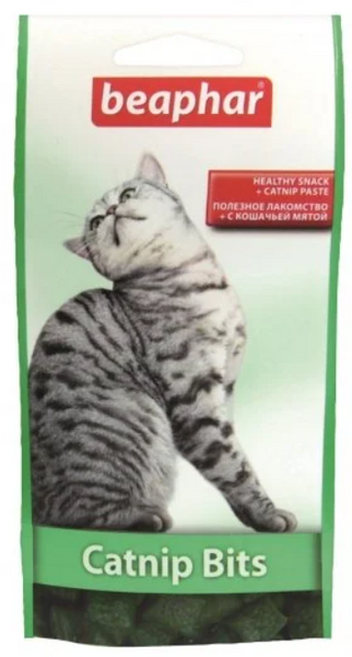 Catnip Bits хрусткі подушечки з котячою м'ятою для котів та кошенят