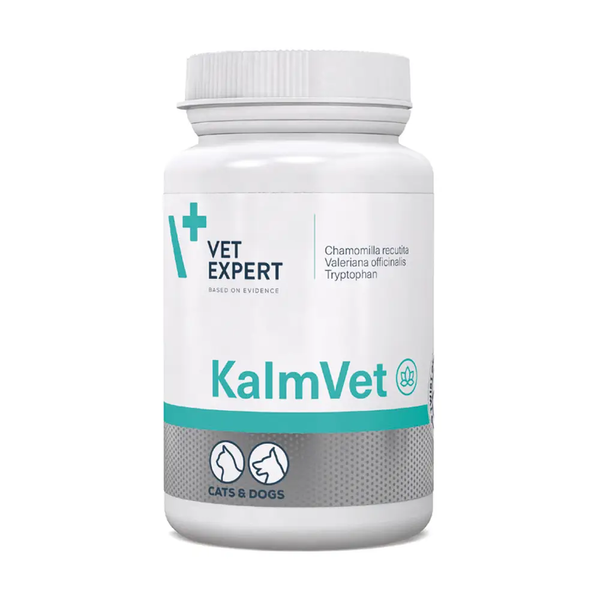 Харчова добавка для зменшення стресу у котів та собак Vet Expert KalmVet, 1 капсула А10619 фото