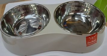Стійка з мисками для собак Nunbell 1,4л 29*17*6см А23701 фото