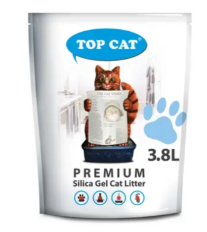 Силікагелевий наповнювач для котячого туалету Top Сat 3,8л