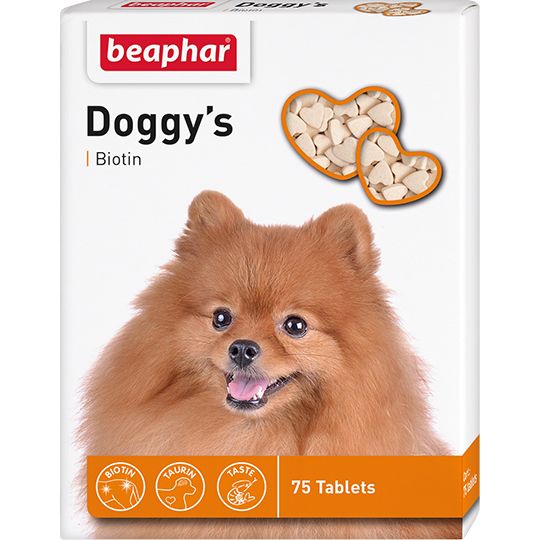 Beaphar (Беафар) Doggy's + Biotin (вітамінізовані ласощі з біотином) 1716 фото