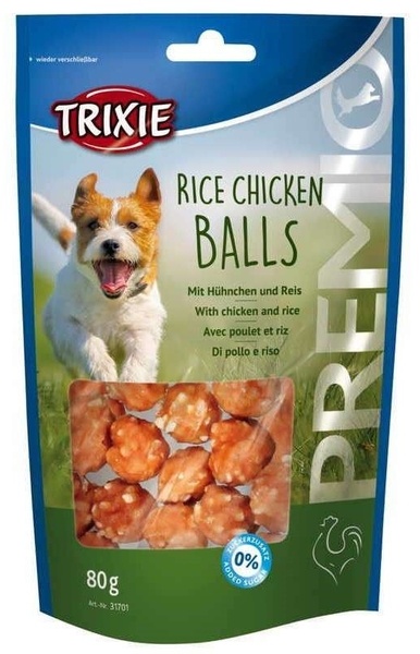 Trixie Ласощі для собак 'Premio Rice Chicken Balls' з куркою і рисом (Тріксі) 80г