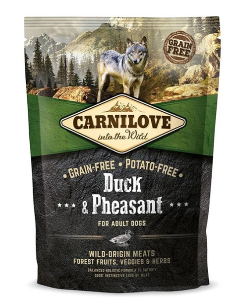 Сухий корм для дорослих собак Carnilove Duck&Pheasant 1.5 кг А03788 фото