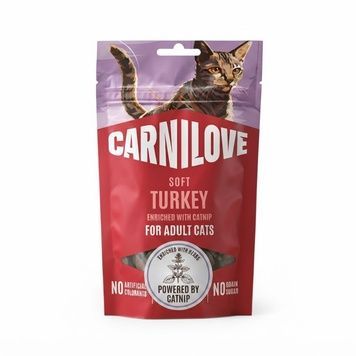 М'які снеки для котів &laquo;Софт Снек&raquo; з індичкою та котячою м'ятою Cranberry, 50 г А40026 фото