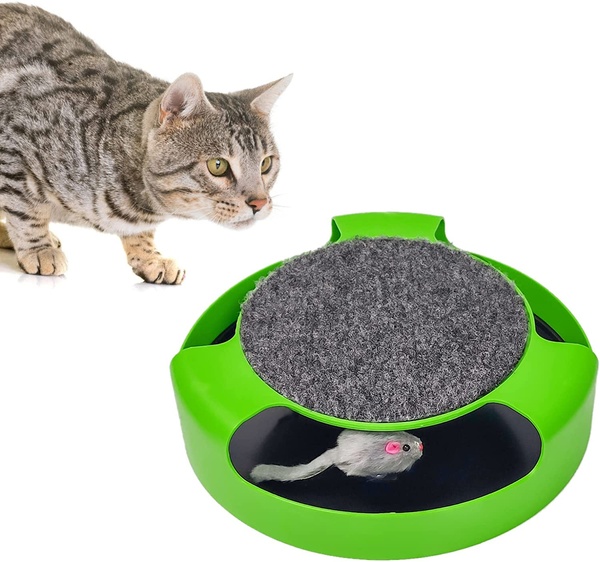 Іграшка-трек з мишкою та дряпкою для котів