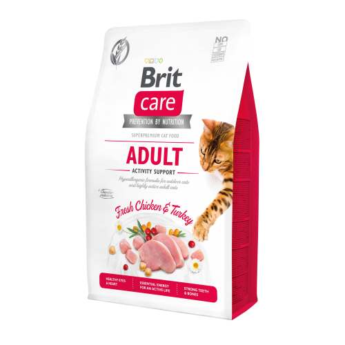 Сухий корм Brit (Бріт) Care Grain-Free ADULT ACTIVITY SUPPORT для активних дорослих котів А13093 фото
