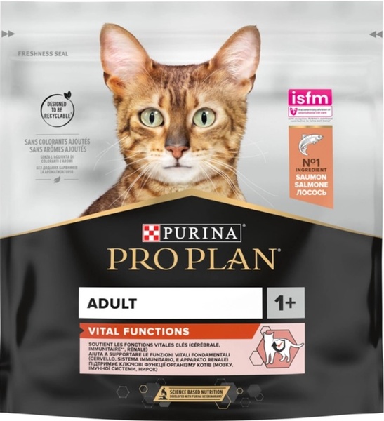 Сухий корм Purina (Пуріна) Pro Plan Adult для котів з лососем
