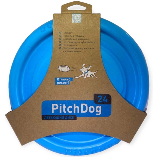 Ігрова тарілка PitchDog24 блакитна А06084 фото