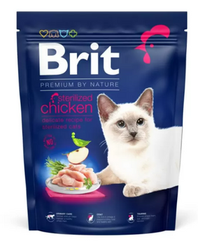 Сухий корм для стерилізованих котів Brit Premium by Nature Cat Sterilised з куркою 1.5 кг