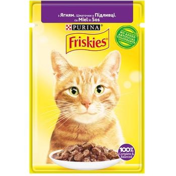 Friskies (Фріскіс) для дорослих котів з ягням у підливці