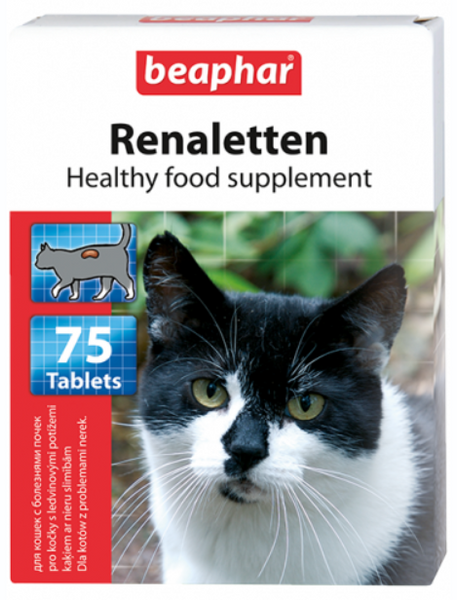 Renaletten вітамінізовані ласощі для котів з проблемами нирок