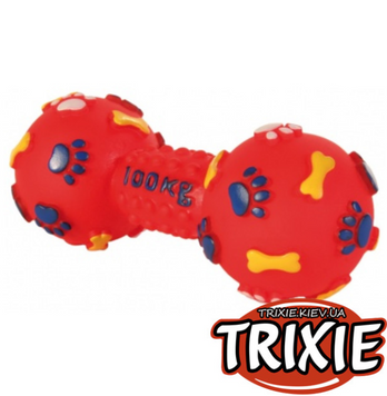 Гантель із пищалкою для собак TRIXIE Розмір: 15см 5220 фото