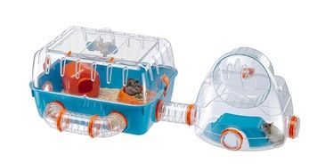 Клітка для хом'яків та гризунів Ferplast Combi2 (79.5х29.5х26.3см) з тунелями та модулем А08136 фото