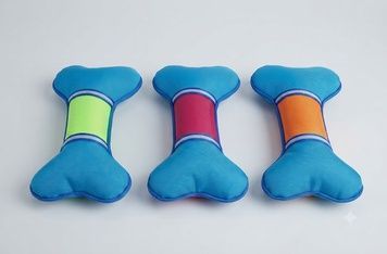 Іграшка JOYPET &laquo;Кістка&raquo; для собак, тканинна, зі звуком, 20х12 см А35703 фото