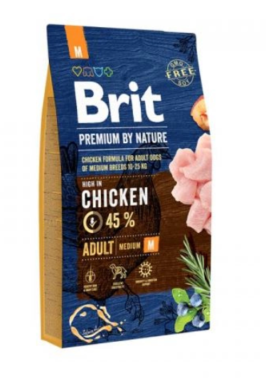 Сухий корм Brit Premium Adult M 1 кг