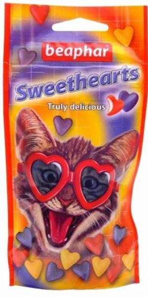 Sweethearts смачні та корисні сердечка для котів і кошенят 7897 фото