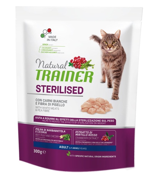 Trainer Natural Adult Sterilised White Fresh Meats для дорослих стерилізованих котів з білим м'ясом