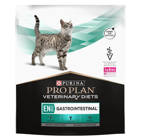 Лікувальний сухий корм Purina (Пуріна) Veterinary Diets EN Gastrointestinal для котів при порушеннях роботи шлунково-кишкового тракту 9403 фото