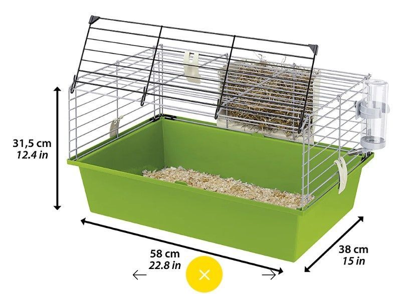Клітка для морських свинок та гризунів Ferplast Cavie 60 58х38х31.5 см А03813 фото