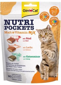 GimCat Nutri Pockets Мальт-Вітамін МІКС, 150 г 10582 фото