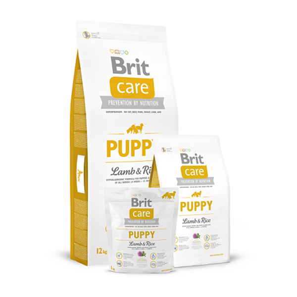 Сухий корм Brit (Бріт) Care Puppy Lamb&Rice (для цуценят всіх порід) з ягням та рисом 9424 фото