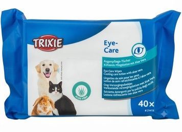 Вологі серветки для догляду за очима Trixie, 30 шт. А31601 фото