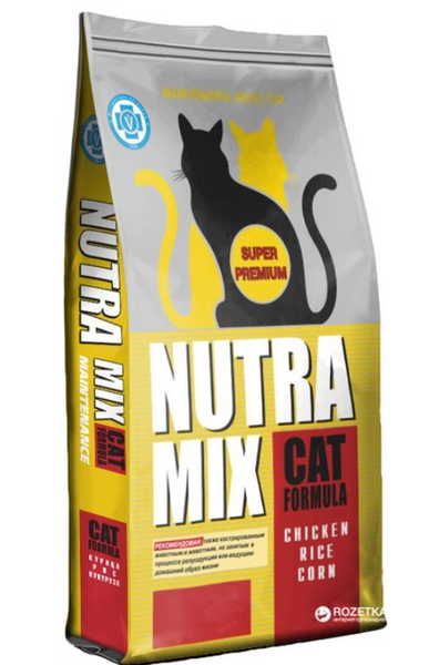 Сухий корм для дорослих кішок всіх порід Nutra Mix Maintenance 9.07 кг А02951 фото