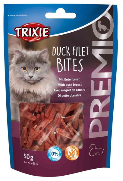 Trixie Ласощі для котів 'PREMIO Duck Filet Bites' з качкою 9154 фото
